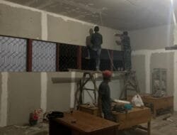 Rehab SDN 2 Karau Kuala Fokus pada Dinding Dalam, Satgas TMMD Kerja Teliti Demi Anak Desa Talio
