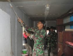 Pengecatan RTLH, Satgas TMMD Pastikan Hasil Lebih Rapi dan Layak Huni