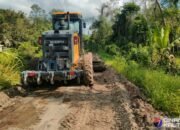 Pembukaan Jalan Penghubung Danau Ganting–Talio Mulai Digarap Satgas TMMD Kodim 1012/Btk