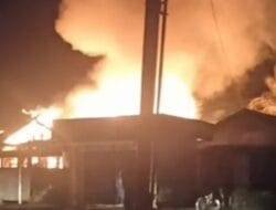 Rumah Mantan Wakil Bupati Barsel Terbakar, Kerugian Capai Ratusan Juta Rupiah