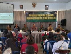 Satgas TMMD Kodim 1012/Buntok Gelar Penyuluhan Hukum dan Kamtibmas di Barito Selatan
