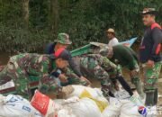 Satgas TMMD Ke-124 Terus Salurkan Semen ke Lokasi Pengecoran Jalan di Desa Talio