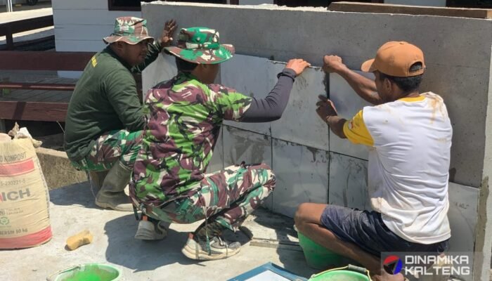 Usaha Satgas TMMD Ke-124 Kodim 1012/Buntok Dekatkan Warga Desa Talio ke Sumber Air Bersih