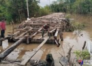 Tanpa Mengenal Lelah Satgas TMMD Reguler 124 Kejar Target Pembangunan Jembatan Desa Talio