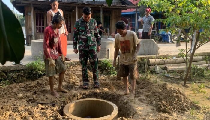 Satgas TMMD Bangun Sumur Galian, Warga Talio Tak Lagi Krisis Air Bersih