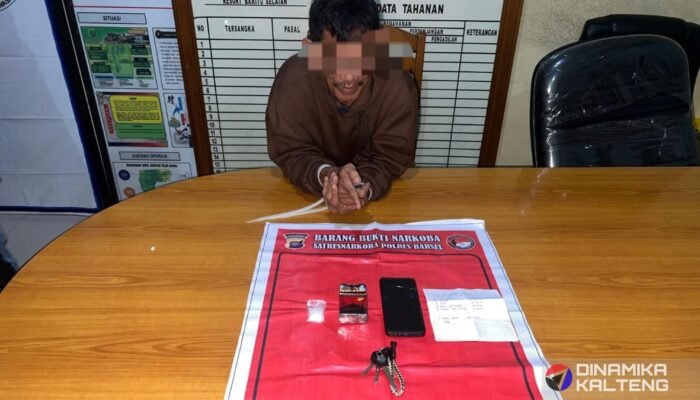 Polres Barsel Tangkap Pengedar Sabu di Desa Sababilah, Barang Bukti 5,22 Gram Diamankan