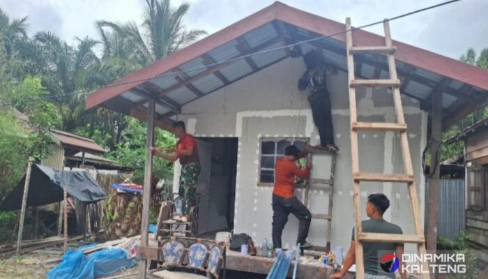 Satgas TMMD Rampungkan Renovasi Rumah Warga di Barito Selatan, Hunian Layak Segera Ditempati