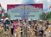 Wabup Khristianto Yudha Hadiri Panen Raya Jagung Serentak di Desa Ngurit