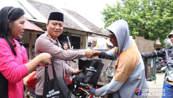 Polres Barito Selatan Sembelih 20 Hewan Kurban, Daging Disalurkan ke Warga dan Lembaga Sosial