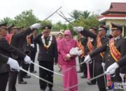Kapolres Barsel Pimpin Upacara Purna Tugas AKP Sarip Hidayat dan AKP Driyono