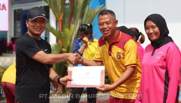 Meriahkan Hari Bhayangkara ke-79, Polres Barsel Gelar Jalan Sehat, Senam, dan Lomba Hiburan
