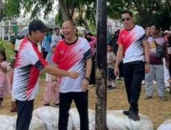 Wakil Ketua I DPRD Barsel Ideham Hadiri Jalan Santai HUT Bhayangkara ke-79
