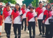 Kepala Dinas PUPR Ita Minarni yang Juga Selaku Plh Sekda Barsel Hadiri Rangkaian HUT Bhayangkara Ke 79