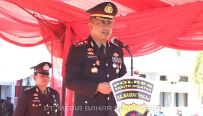 Puncak Hari Bhayangkara ke-79, Polres Barsel Tegaskan Komitmen Pelayanan Humanis dan Profesional.
