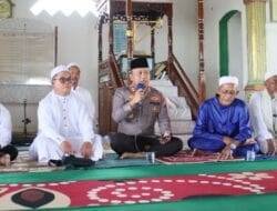 Jumat Curhat, Kapolres Barsel Serap Aspirasi Jemaah Masjid Baiturrahman Pamait