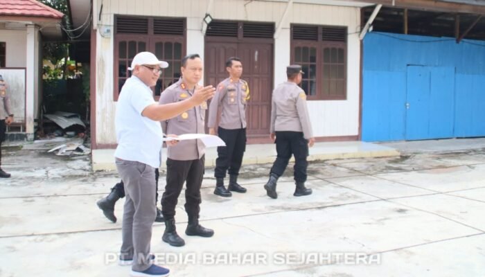 Kapolres Barsel Cek Lokasi Dan Pembersihan SPPG