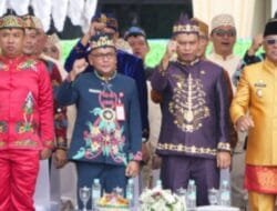 Asisten II Setda Barsel Hadiri Upacara HUT Pemerintah dan Kota Palangka Raya