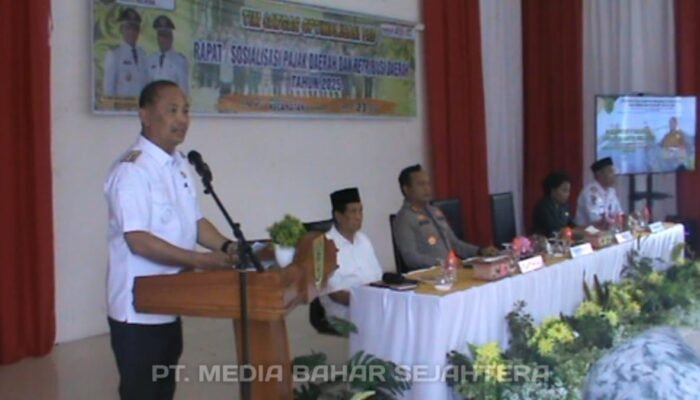Bupati Barsel Resmi Buka Sosialisasi Pajak dan Retribusi Daerah 2025