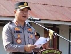 Kapolres Barsel Imbau Warga Tidak Membakar Hutan dan Lahan di Musim Kemarau