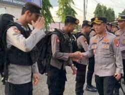 Kapolres Barsel Pimpin Apel Kesiapan Pengamanan PSU di Barito Utara