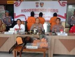 Tiga Tersangka Pembakaran Lahan di Barito Selatan Diamankan Polres, Satu Pemberi Upah Masih Buron