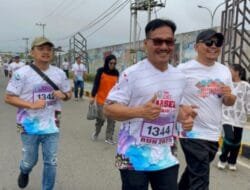 Ketua DPRD Barsel Hadiri Bhayangkari Run 5K 2025, Ajak Masyarakat Hidup Sehat