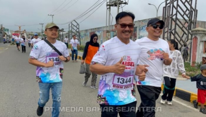 Ketua DPRD Barsel Hadiri Bhayangkari Run 5K 2025, Ajak Masyarakat Hidup Sehat