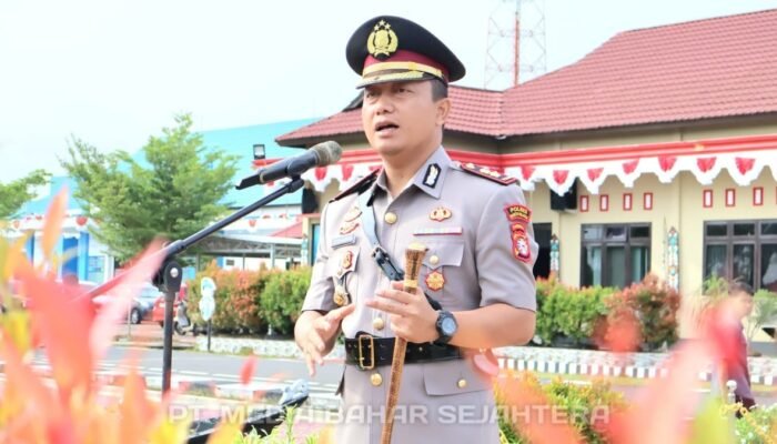 Mengenang 80 Tahun Perjuangan Polri, Kapolres Barsel Pimpin Upacara Hari Juang