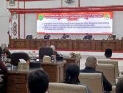 Paripurna DPRD ke-26, Wabup Barsel Sampaikan Persetujuan KUA-PPAS dan Ranperda APBD 2025