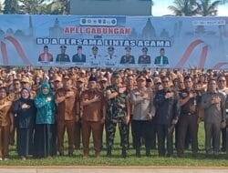 Ketua DPRD Barsel Hadiri Apel Gabungan, Bupati Eddy Raya Tekankan Persatuan
