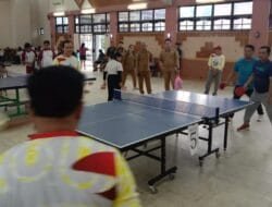 Wakil Bupati Barito Selatan Resmi Buka Turnamen Tenis Meja, Lomba Melukis dan Pidato Bahasa Daerah