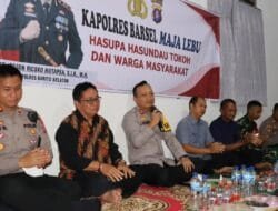 Penuh Kehangatan Bersama Warga, Kapolres Barsel Maja Lebu di Desa Kalahien