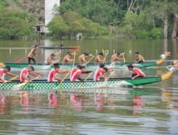 Bupati Cup Dayung Dragon Boat Meriahkan HUT Barsel ke-66