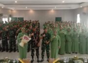 Dandim 1012 Buntok yang Baru Disambut Tradisi Adat Dayak Lawang Sekepeng