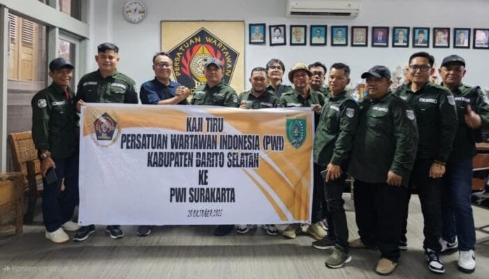 PWI Barito Selatan Lakukan Kaji Tiru ke PWI Surakarta, Perkuat Kapasitas dan Kelembagaan Organisasi