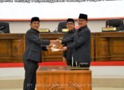 Wakil Bupati Barsel Hadiri Rapat Paripurna Persetujuan Ranperda Cadangan Pangan Daerah