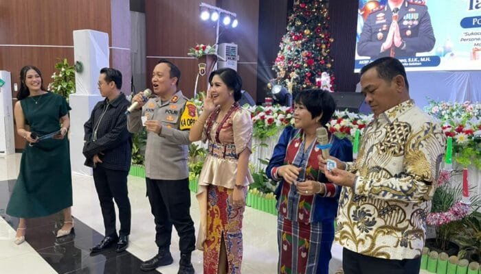 Perayaan Natal Polres Barito Selatan Tahun 2025 Dihadiri Wakil Bupati Khristianto Yudha