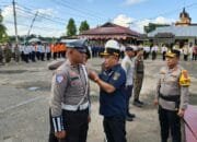 Polres Barito Selatan Gelar Apel Operasi Lilin Telabang 2025, Dirikan 3 Pos Pengamanan Terpadu