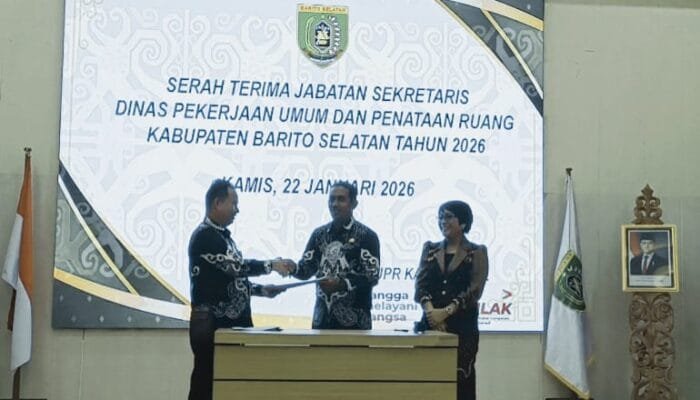 Dinas PUPR Barsel Gelar Sertijab Sekretaris Dinas‎