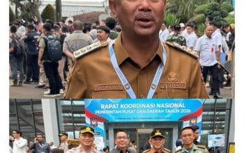 Bupati dan Wabup Barsel Hadiri Rakornas Pemerintah Pusat dan Daerah 2026 di Bogor