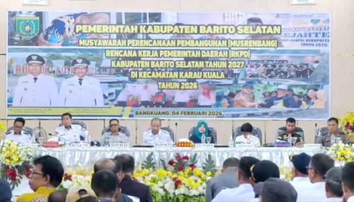 Ketua Komisi III DPRD Barsel Hadiri Musrenbang Kecamatan Karau Kuala