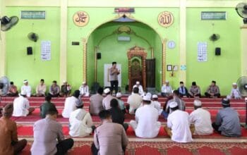 Kapolres Barsel Sambangi Masjid An-Nur Sampaikan Pesan Keamanan