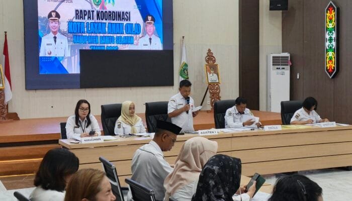 ‎Asisten I Setda Barsel Buka Rapat Koordinasi Kabupaten Layak Anak 2026