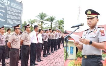Wakapolres Barsel Pimpin Upacara  Peringati Hari Kesadaran Nasional