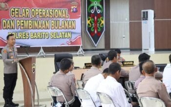 Optimalisasi Tugas Kepolisian, Kapolres Barsel Pimpin Gelar Operasional dan Pembinaan Bulanan