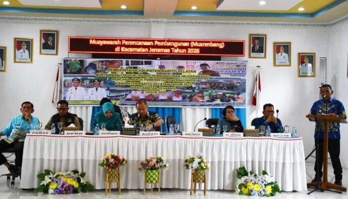 Musrenbang Jadi Wadah Strategis Serap Aspirasi Masyarakat, Wakil Bupati Barsel Paparkan Target Pembangunan 2027‎