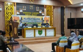 Wabup Khristianto Yudha Resmi Buka Pelatihan Paralegal 2026, Barsel Perkuat Akses Keadilan hingga Desa