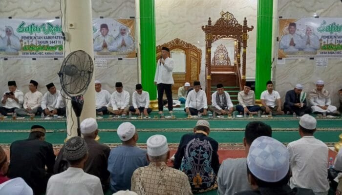 Bupati dan Wabup Barsel Safari Ramadhan di Desa Babai, Kecamatan Karau Kuala