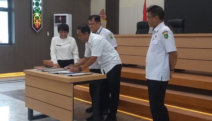 Kadis PUPR Barito Selatan Pimpin Sertijab Pejabat Struktural