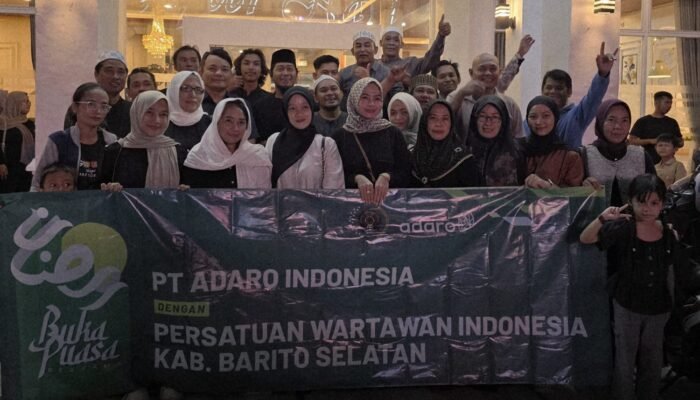 PWI Barito Selatan dan PT Adaro Indonesia Pererat Silaturahmi Melalui Buka Puasa Bersama